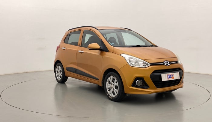 2014 Hyundai Grand i10 SPORTZ 1.2 KAPPA VTVT, Petrol, Manual, 75,370 km, Right Front Diagonal