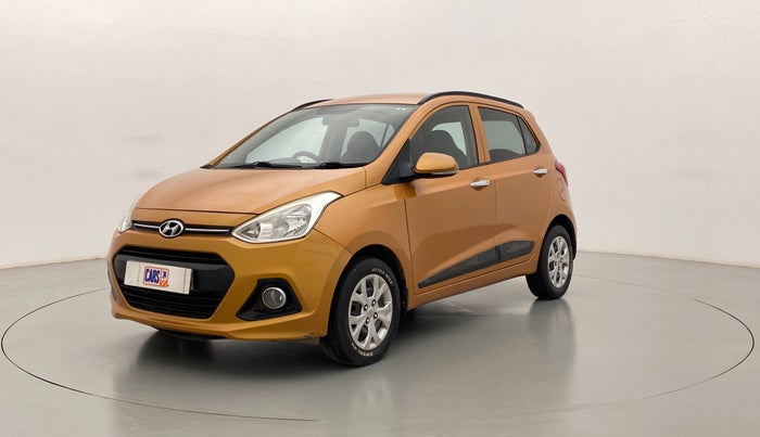 2014 Hyundai Grand i10 SPORTZ 1.2 KAPPA VTVT, Petrol, Manual, 75,370 km, Left Front Diagonal