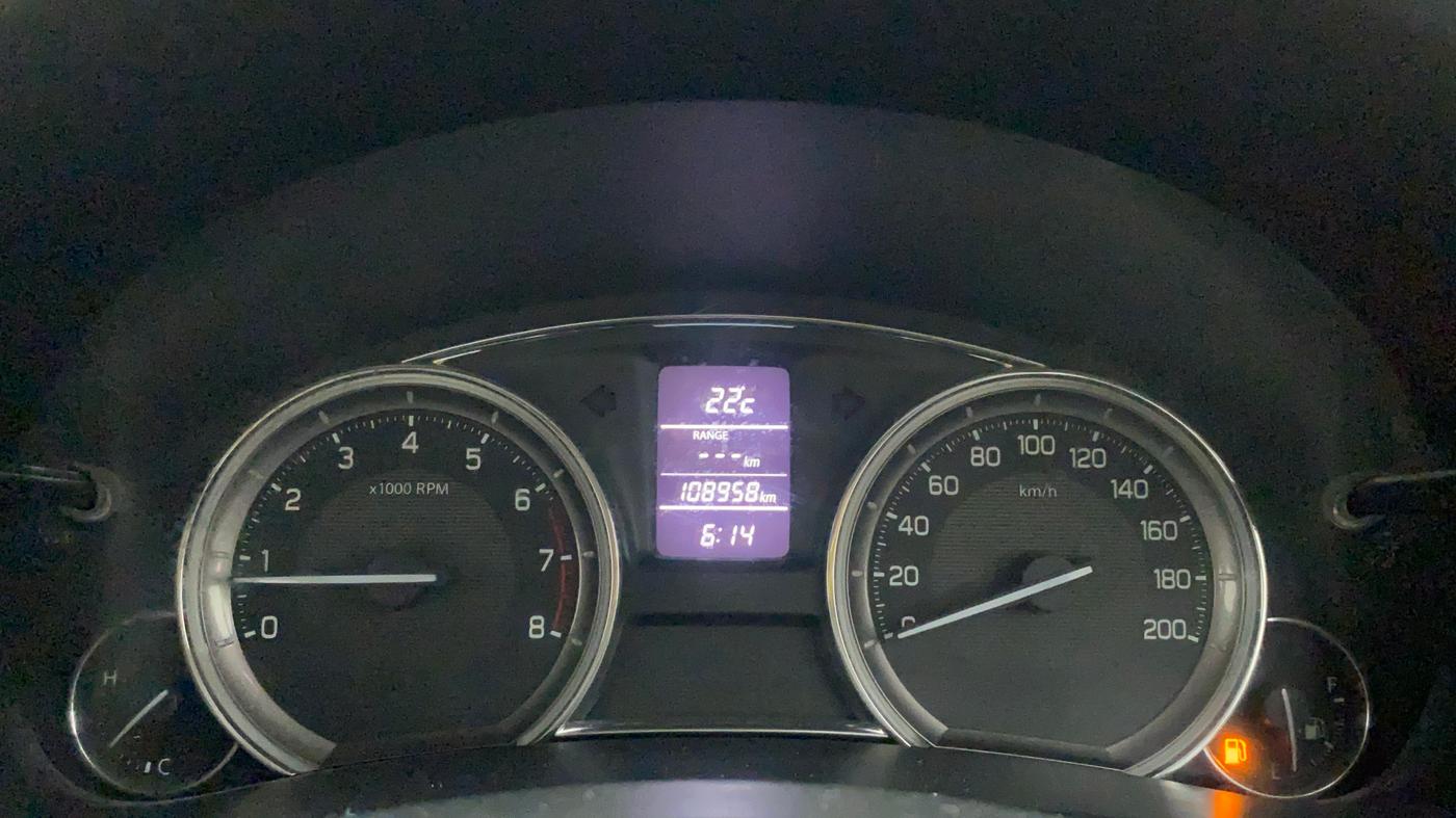 2015 Maruti Ciaz ZXI+, Petrol, Manual, 1,08,958 km, Odometer Image