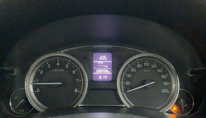 2015 Maruti Ciaz ZXI+, Petrol, Manual, 1,08,958 km, Odometer Image