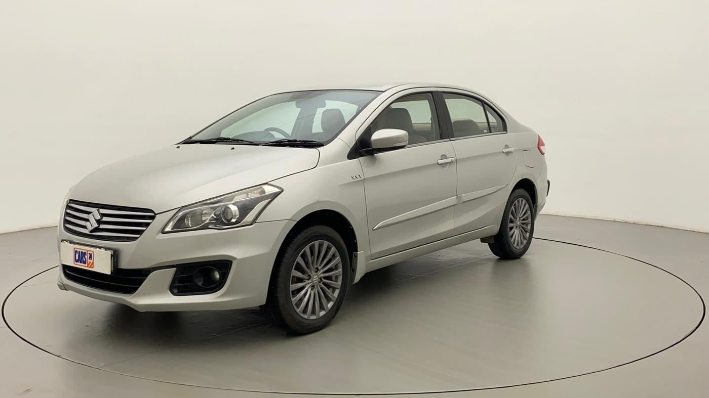 2015 Maruti Ciaz ZXI+, Petrol, Manual, 1,08,958 km, Left Front Diagonal