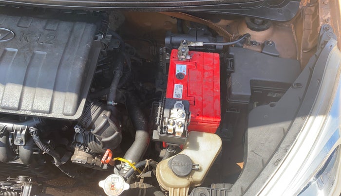 2015 Hyundai Grand i10 ASTA AT 1.2 KAPPA VTVT, Petrol, Automatic, 56,860 km, Engine View - Left