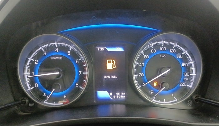 2020 Toyota Glanza V, Petrol, Manual, 91,474 km, Odometer Image