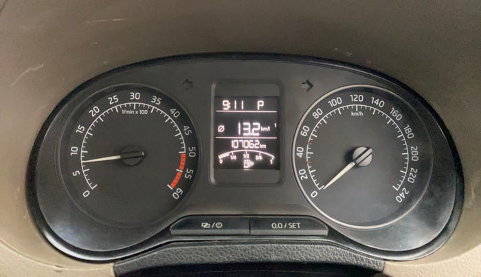 2015 Skoda Rapid 1.5 TDI CR ELEGANCE PLUS AT, Diesel, Automatic, 1,07,021 km, Odometer Image
