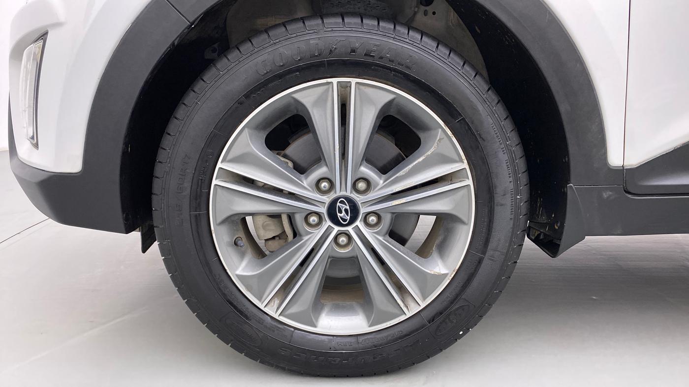 2018 Hyundai Creta SX PLUS 1.6 DUAL TONE VTVT, Petrol, Manual, 31,973 km, Left Front Wheel