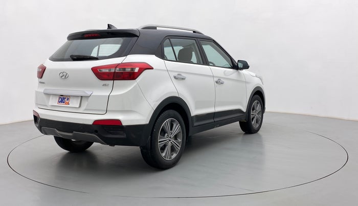 2018 Hyundai Creta SX PLUS 1.6 DUAL TONE VTVT, Petrol, Manual, 31,973 km, Right Back Diagonal