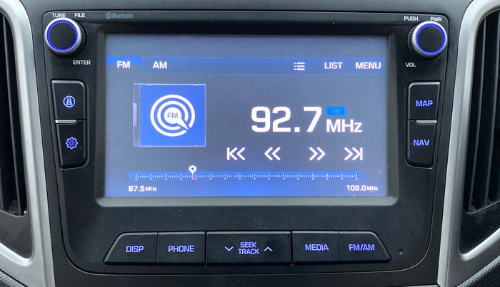 2018 Hyundai Creta SX PLUS 1.6 DUAL TONE VTVT, Petrol, Manual, 31,973 km, Infotainment System