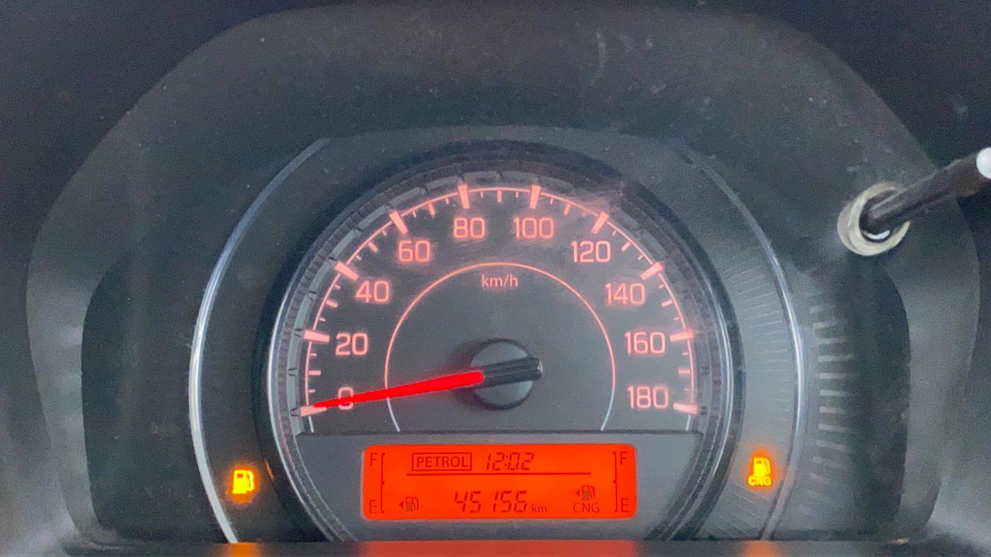 2020 Maruti New Wagon-R LXI CNG 1.0 L, CNG, Manual, 45,156 km, Odometer Image
