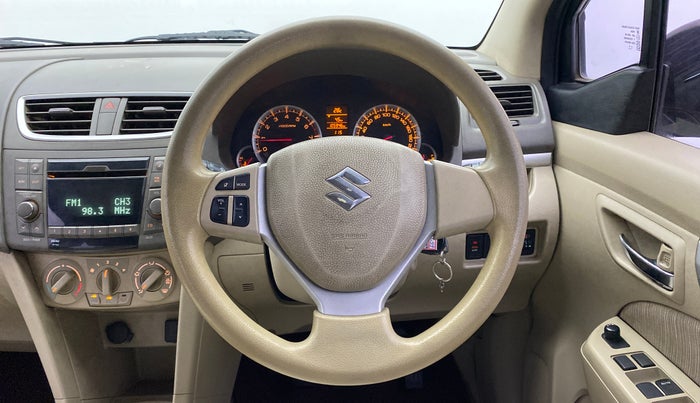 2013 Maruti Ertiga ZXI, Petrol, Manual, 1,05,946 km, Steering Wheel Close Up