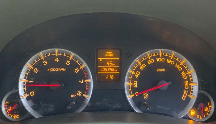 2013 Maruti Ertiga ZXI, Petrol, Manual, 1,05,946 km, Odometer Image