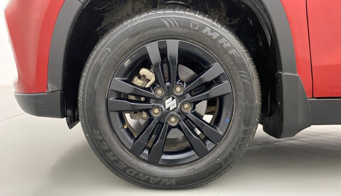 2018 Maruti Vitara Brezza ZDI+ DUAL TONE AMT, Diesel, Automatic, 53,283 km, Left Front Wheel