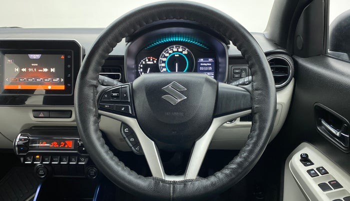 2020 Maruti IGNIS ALPHA 1.2 K12, Petrol, Manual, 10,658 km, Steering Wheel Close Up