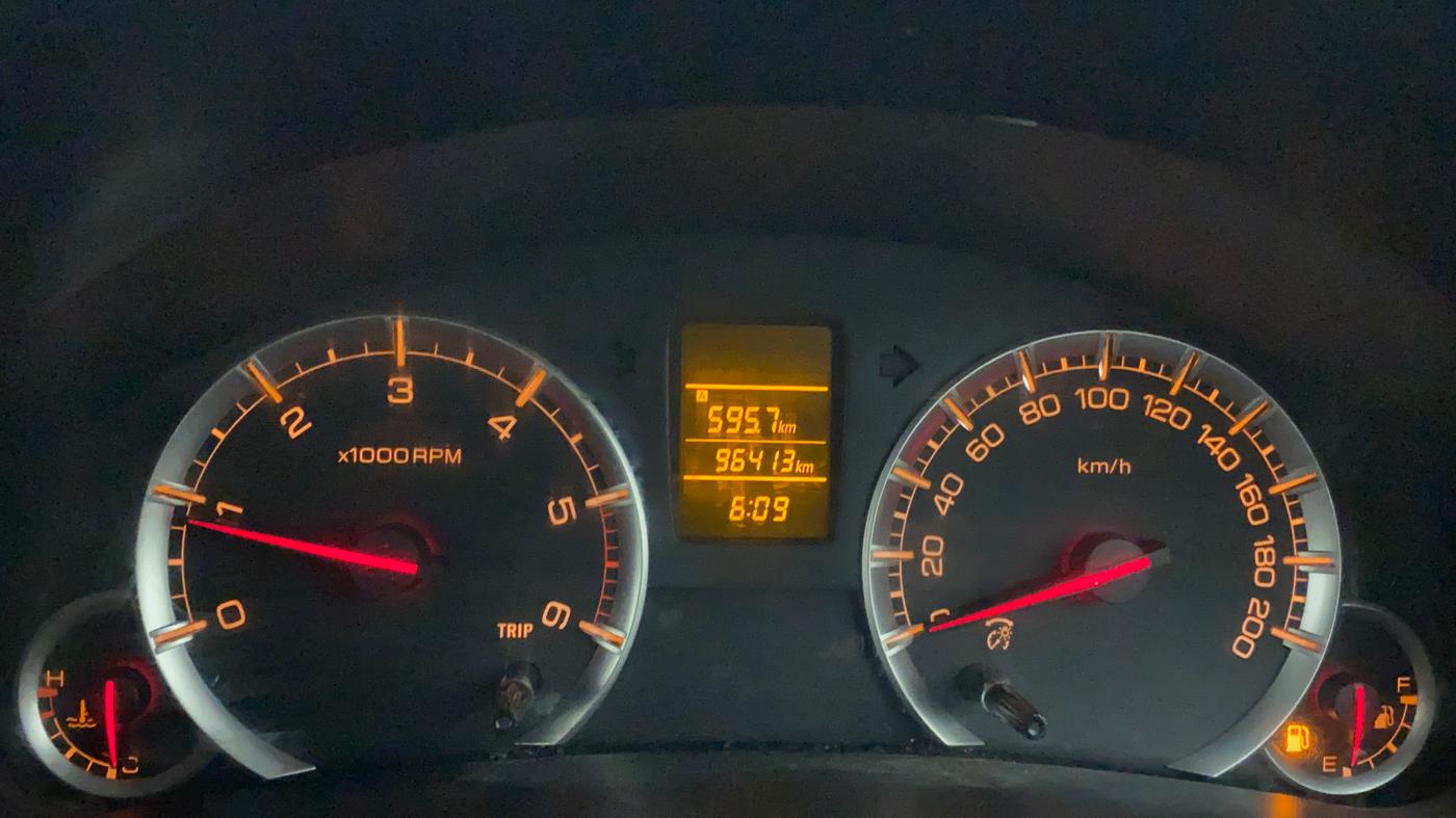 2013 Maruti Swift VDI, Diesel, Manual, 96,607 km, Odometer Image