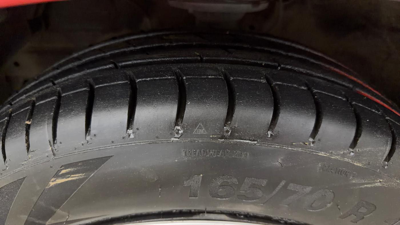 2022 Maruti S PRESSO VXI (O) CNG, CNG, Manual, 81,616 km, Left Front Tyre Tread
