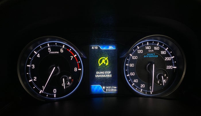 2019 Maruti Ertiga ZXI+ SHVS, Petrol, Manual, 51,227 km, Odometer Image