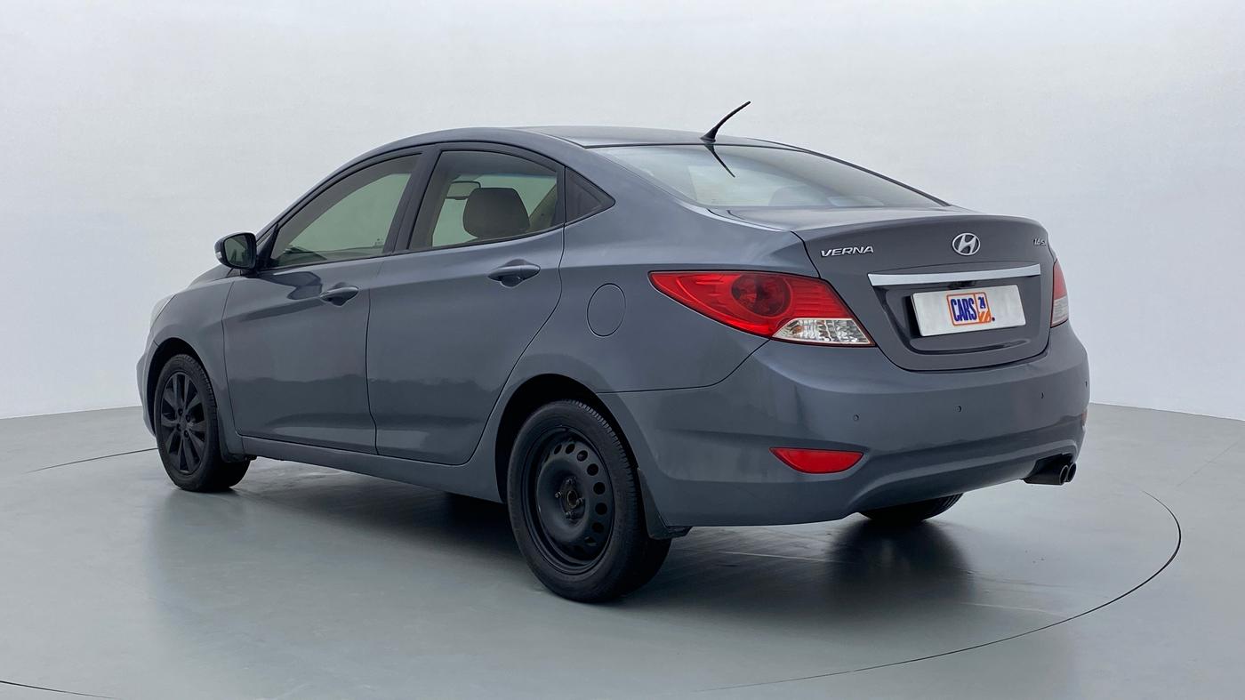 2013 Hyundai Verna FLUIDIC 1.6 SX VTVT, Petrol, Manual, 68,162 km, Left Back Diagonal (45- Degree) View