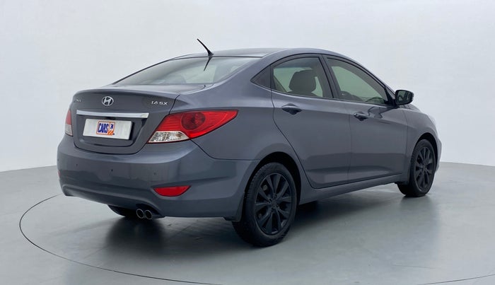 2013 Hyundai Verna FLUIDIC 1.6 SX VTVT, Petrol, Manual, 68,162 km, Right Back Diagonal (45- Degree) View