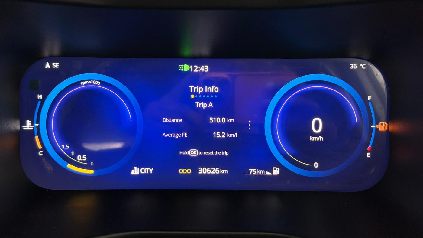 2025 Tata Curvv Creative Plus S 1.2 Petrol 6MT, Petrol, Manual, 30,626 km, Odometer Image