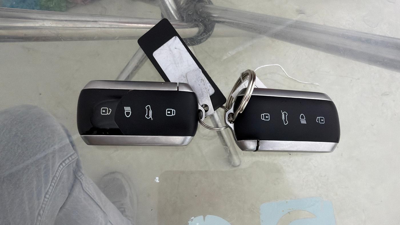 2025 Tata Curvv Creative Plus S 1.2 Petrol 6MT, Petrol, Manual, 30,626 km, Key Close Up
