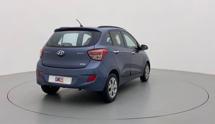 2014 Hyundai Grand i10 SPORTZ 1.2 KAPPA VTVT, Petrol, Manual, 46,294 km, Right Back Diagonal