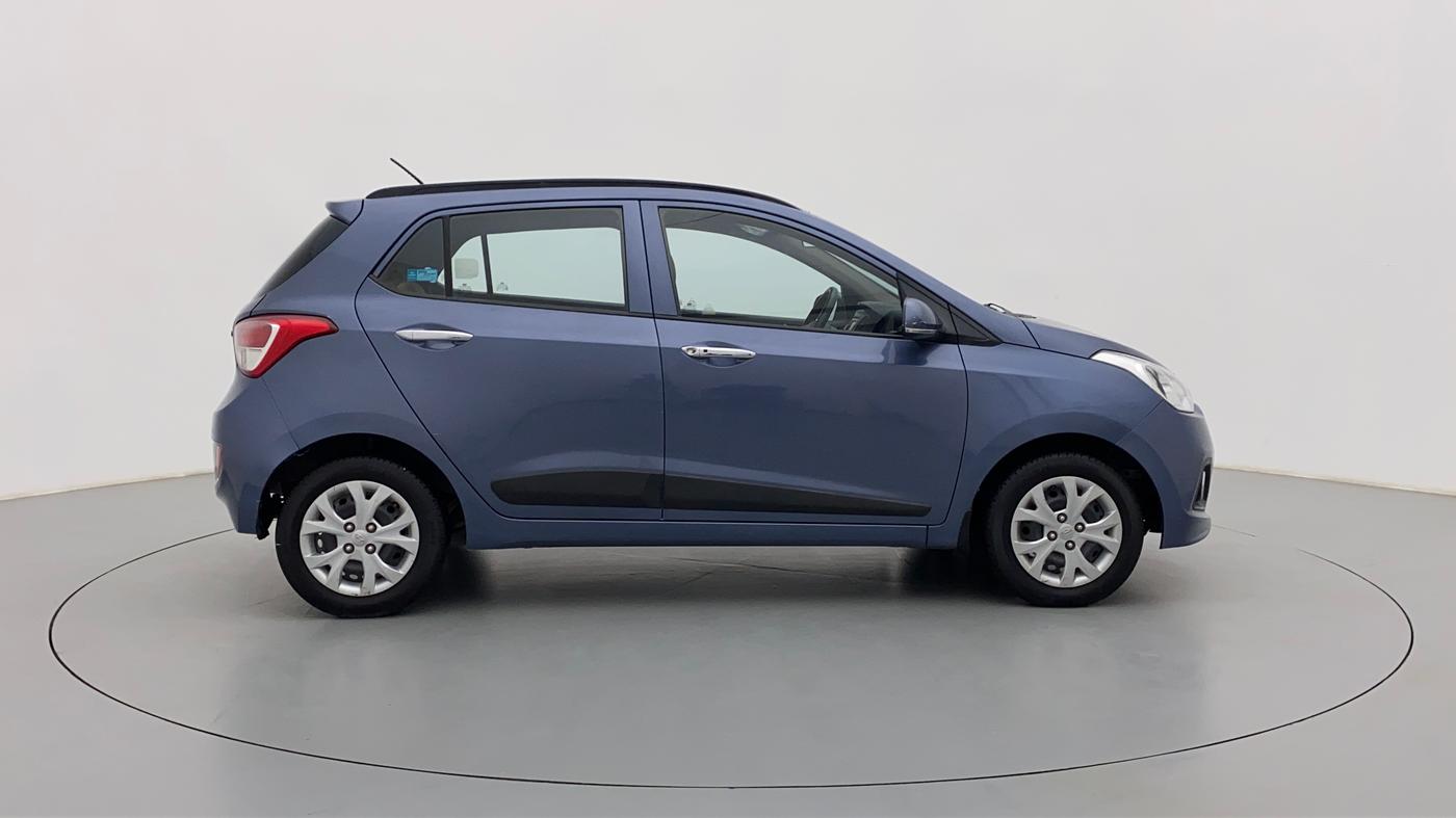 2014 Hyundai Grand i10 SPORTZ 1.2 KAPPA VTVT, Petrol, Manual, 46,294 km, Right Side View