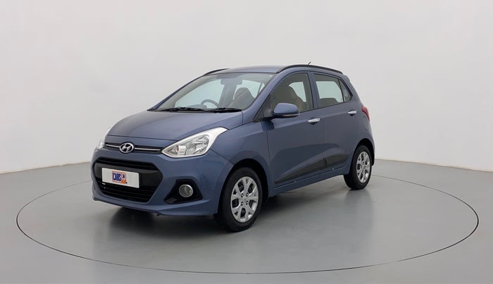 2014 Hyundai Grand i10 SPORTZ 1.2 KAPPA VTVT, Petrol, Manual, 46,294 km, Left Front Diagonal