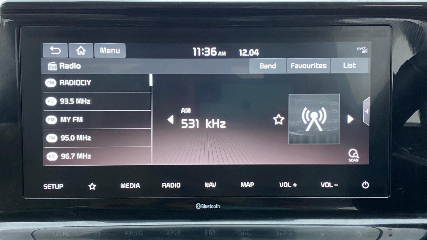 2020 KIA SELTOS HTX 1.5 PETROL MT, Petrol, Manual, 26,465 km, Infotainment System