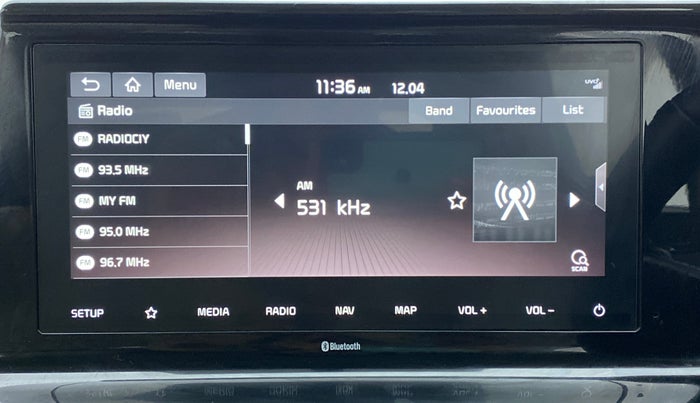 2020 KIA SELTOS HTX 1.5 PETROL MT, Petrol, Manual, 26,465 km, Infotainment System