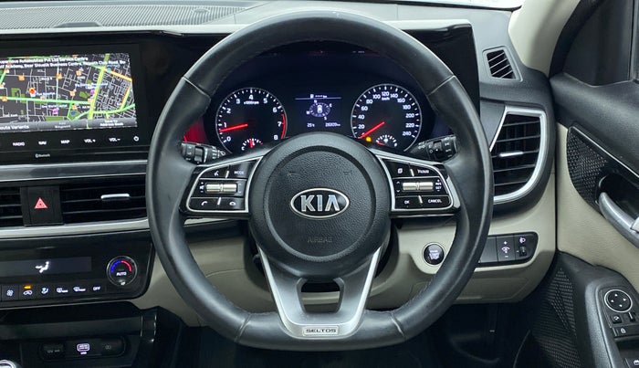 2020 KIA SELTOS HTX 1.5 PETROL MT, Petrol, Manual, 26,465 km, Steering Wheel Close Up