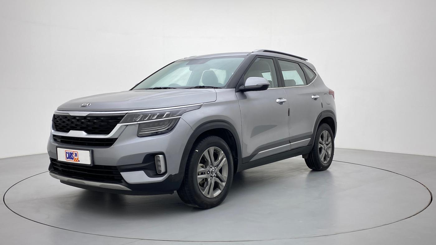 2020 KIA SELTOS HTX 1.5 PETROL MT, Petrol, Manual, 26,465 km, Left Front Diagonal