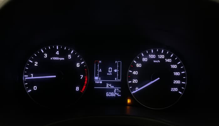 2017 Hyundai Creta SX PLUS 1.6 PETROL, Petrol, Manual, 60,821 km, Odometer Image