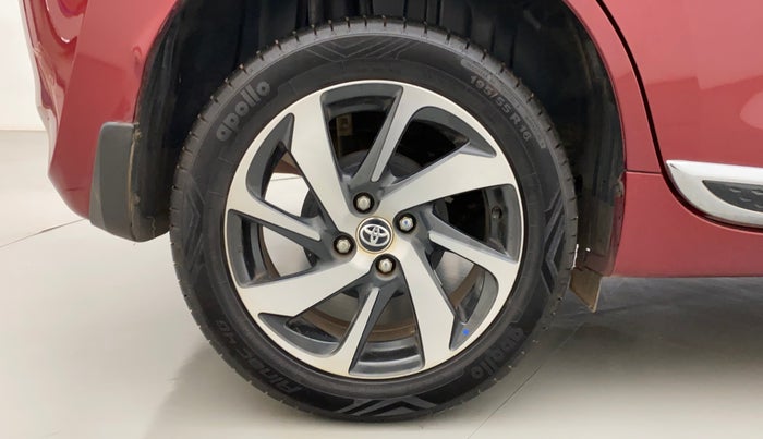 2023 Toyota Glanza V AMT, Petrol, Automatic, 7,834 km, Right Rear Wheel