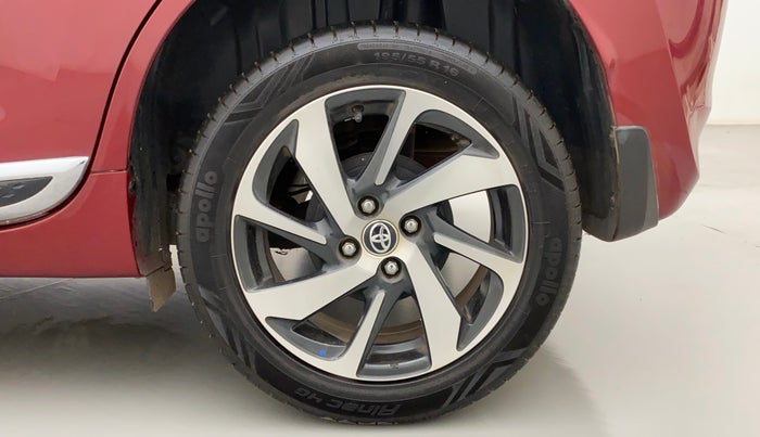 2023 Toyota Glanza V AMT, Petrol, Automatic, 7,834 km, Left Rear Wheel