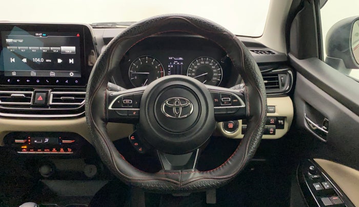 2023 Toyota Glanza V AMT, Petrol, Automatic, 7,834 km, Steering Wheel Close Up