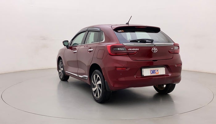 2023 Toyota Glanza V AMT, Petrol, Automatic, 7,834 km, Left Back Diagonal