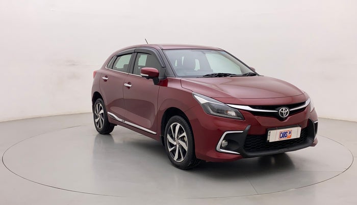 2023 Toyota Glanza V AMT, Petrol, Automatic, 7,834 km, Right Front Diagonal