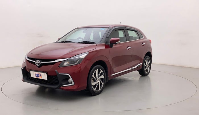 2023 Toyota Glanza V AMT, Petrol, Automatic, 7,834 km, Left Front Diagonal