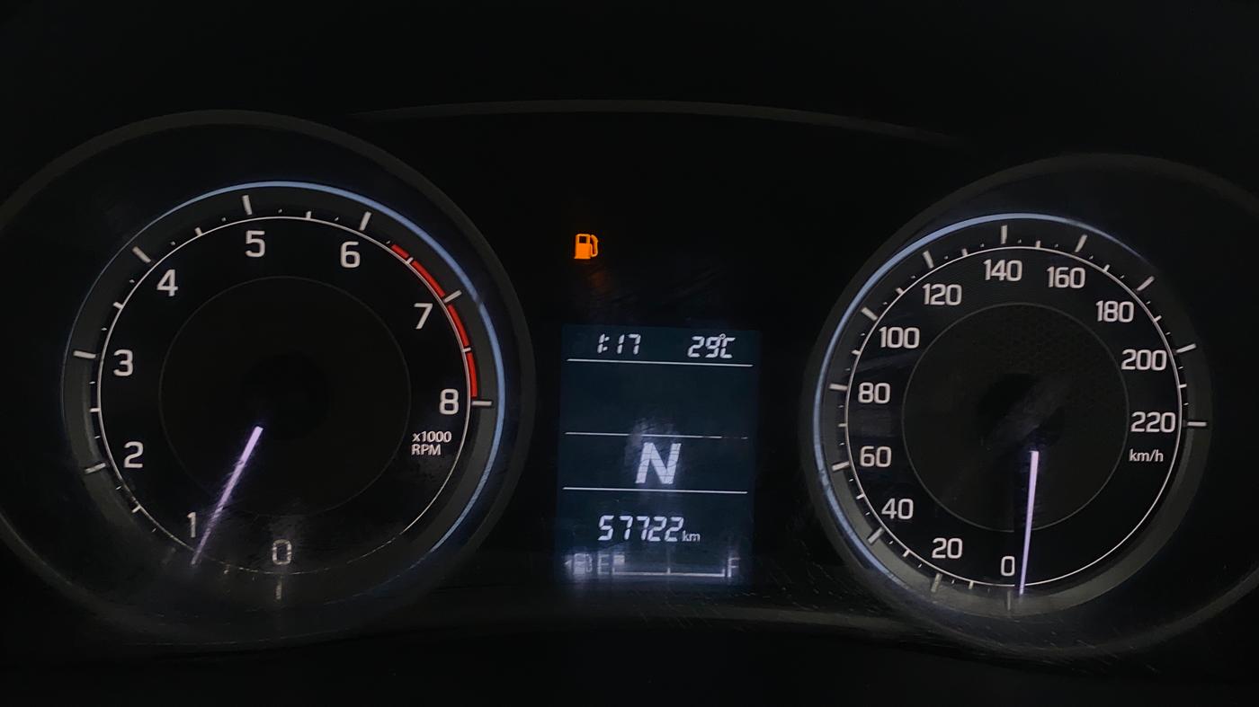 2017 Maruti Dzire ZXI PLUS AMT, Petrol, Automatic, 57,468 km, Odometer Image