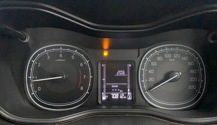 2022 Maruti Vitara Brezza LXI, Petrol, Manual, 70,799 km, Odometer Image