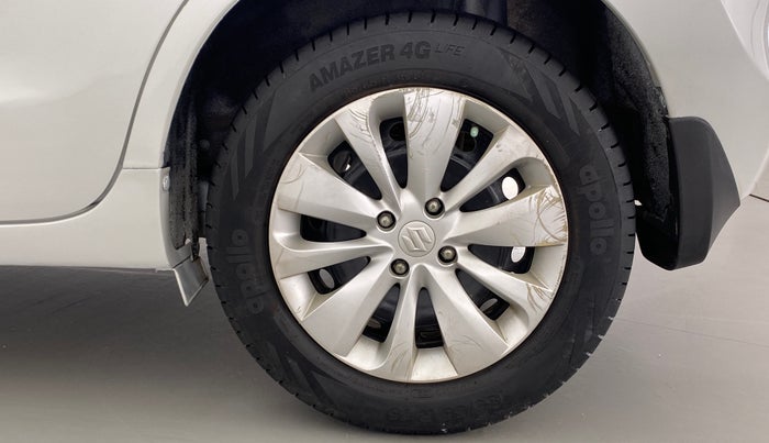 2016 Maruti Baleno DELTA CVT PETROL 1.2, Petrol, Automatic, 74,909 km, Left Rear Wheel