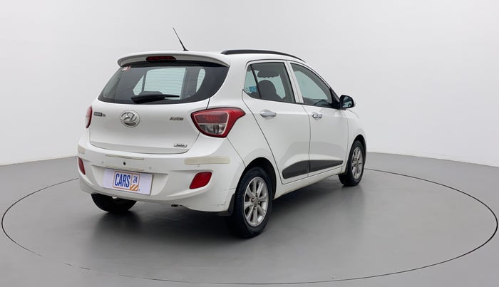 2015 Hyundai Grand i10 ASTA AT 1.2 KAPPA VTVT, Petrol, Automatic, 40,674 km, Right Back Diagonal