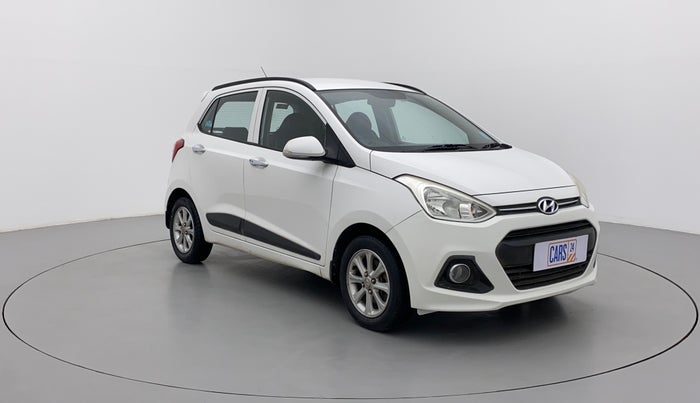 2015 Hyundai Grand i10 ASTA AT 1.2 KAPPA VTVT, Petrol, Automatic, 40,674 km, Right Front Diagonal