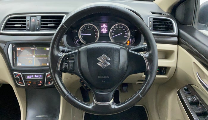 2018 Maruti Ciaz ALPHA 1.4 PETROL, Petrol, Manual, 98,119 km, Steering Wheel Close Up