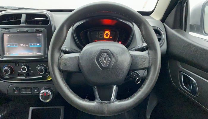 2018 Renault Kwid RXT 1.0 AMT (O), Petrol, Automatic, 44,380 km, Steering Wheel Close Up