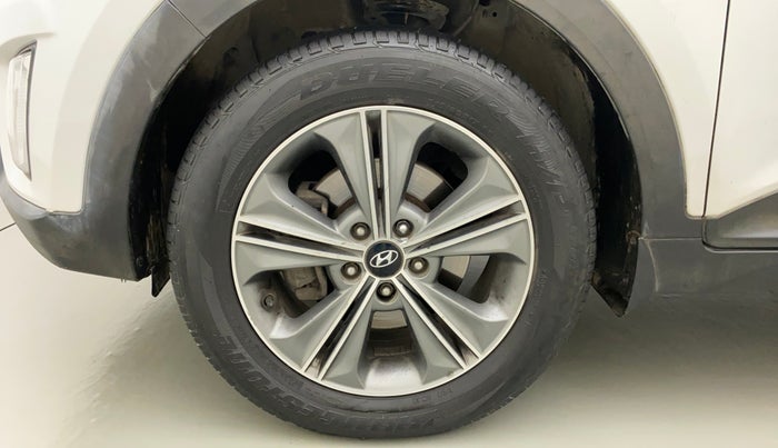 2017 Hyundai Creta SX PLUS AT 1.6 PETROL, Petrol, Automatic, 71,658 km, Left Front Wheel