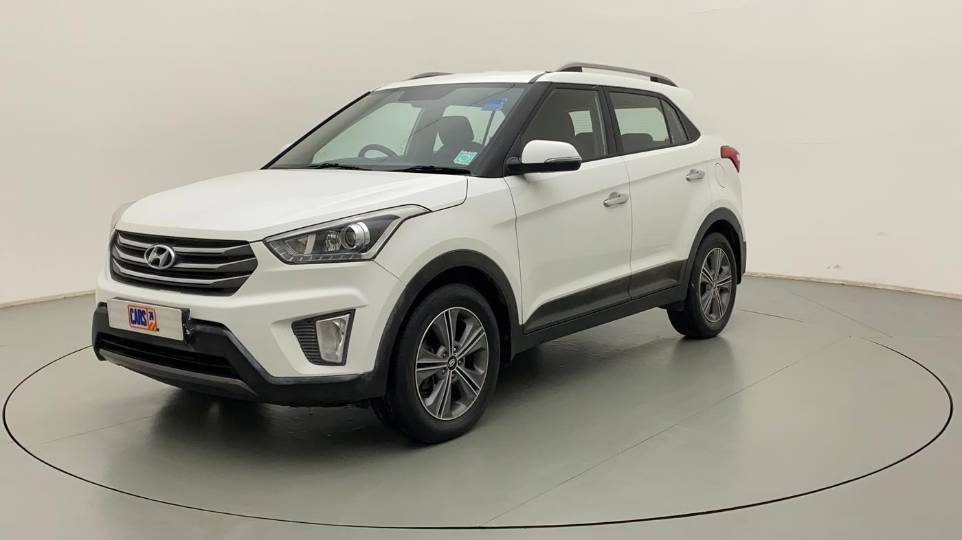2017 Hyundai Creta SX PLUS AT 1.6 PETROL, Petrol, Automatic, 71,658 km, Left Front Diagonal