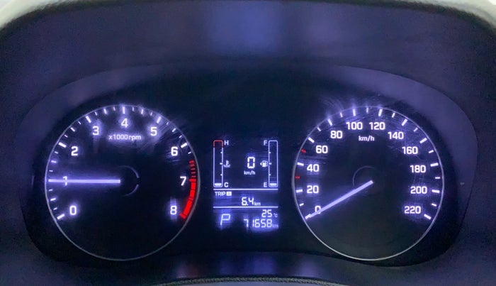 2017 Hyundai Creta SX PLUS AT 1.6 PETROL, Petrol, Automatic, 71,658 km, Odometer Image