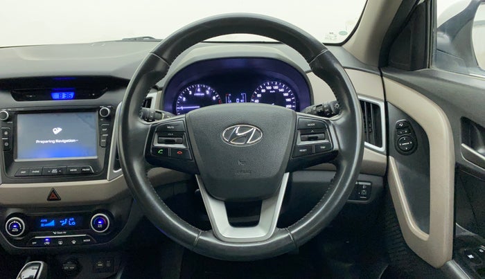 2017 Hyundai Creta SX PLUS AT 1.6 PETROL, Petrol, Automatic, 71,658 km, Steering Wheel Close Up
