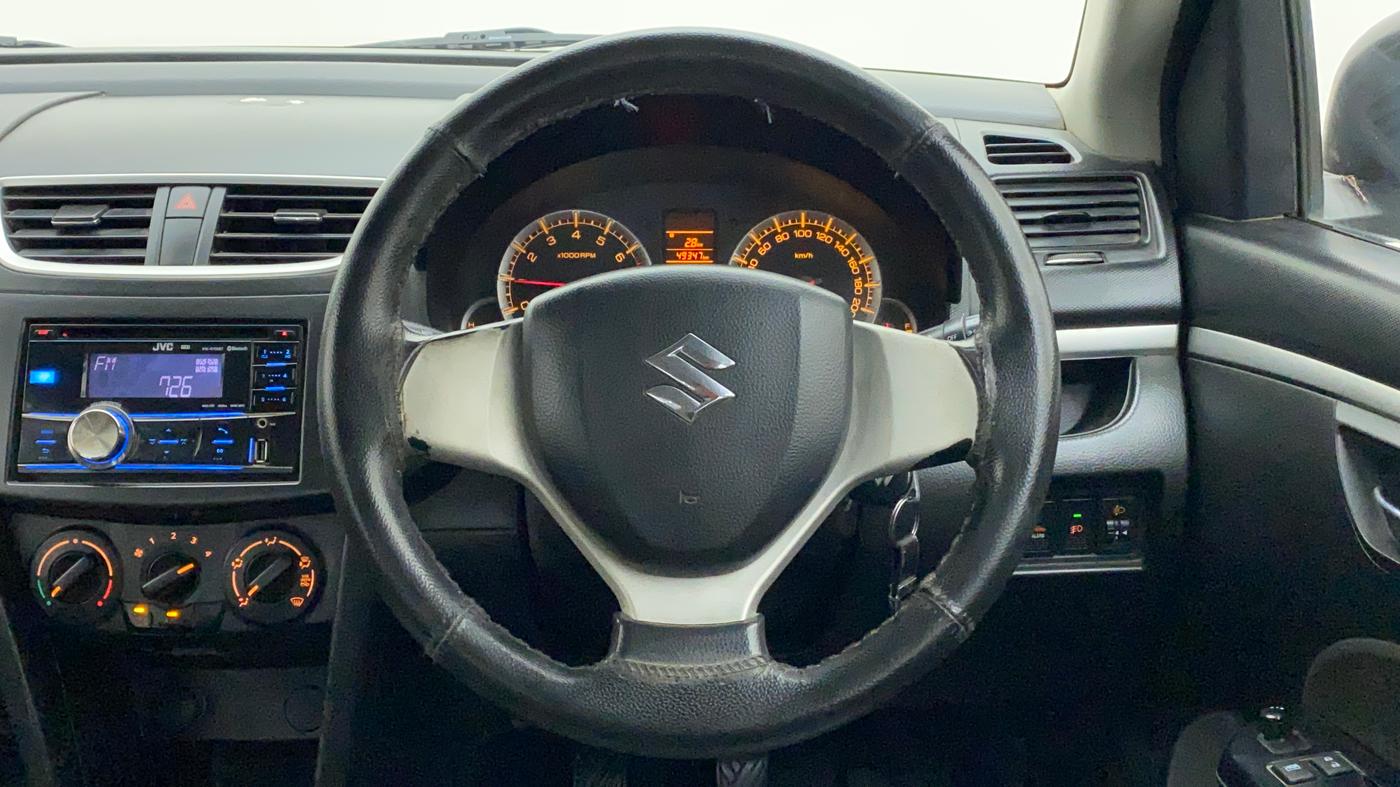 2013 Maruti Swift VXI, Petrol, Manual, 49,347 km, Steering Wheel Close Up