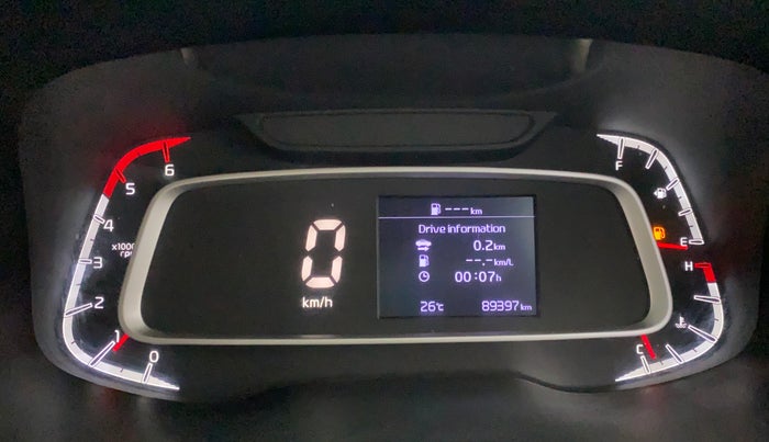 2021 KIA SONET HTX 1.5, Diesel, Manual, 89,397 km, Odometer Image